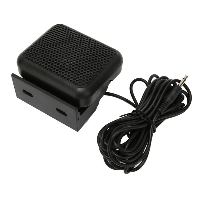 Altavoz externo de AutomÓVIL, Radios CB Altavoz externo Sonido Transparente de 9.8 Pies Mini 8 OHMIOS CON PELÍCULA PARA TK868G PARA IC 2200 PARA FT 1900R