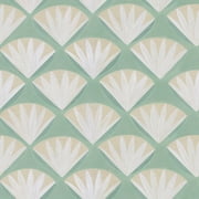 Deco Shell Peel and Stick Wallpaper, 20.5" x 16.5'