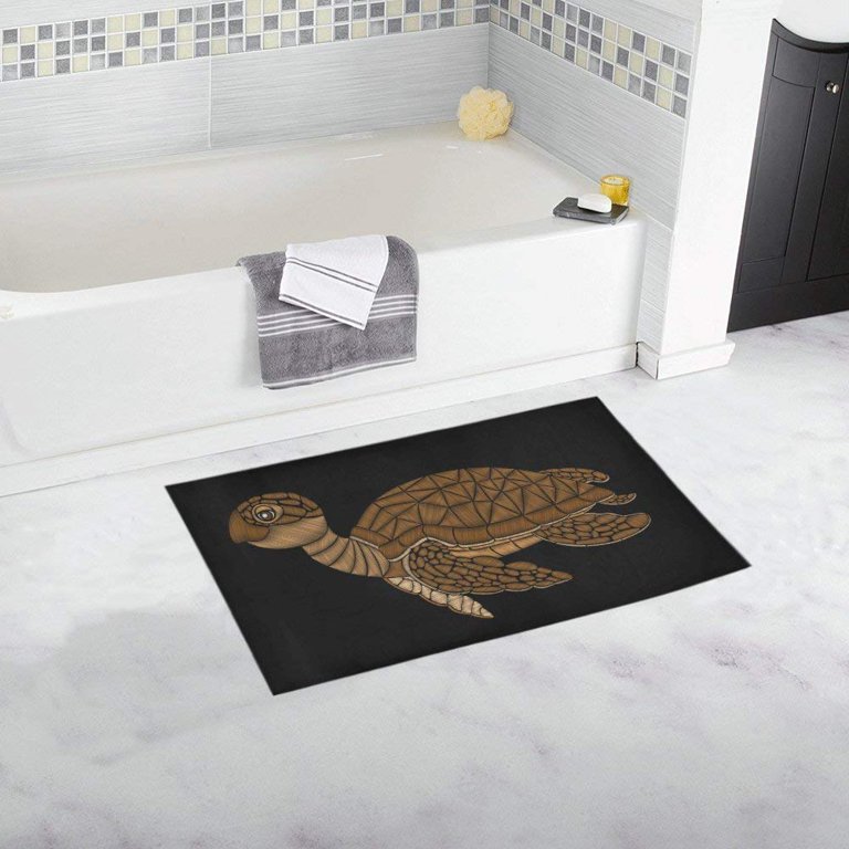 CADecor Sea Turtle Doormat Non Slip Bathroom/Floor Mats Bath Rug 30x18  inches - Walmart.com