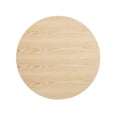 thumbnail image 3 of Modway Lippa 36" Round Wood Grain Coffee Table in White Natural, 3 of 7