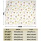 thumbnail image 4 of Manta de margaritas y abejas, suave y ligera, acogedora manta de franela de abeja para decoración de sofá cama, manta de abejas de 80 x 60 pulgadas, 4 of 7