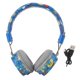 thumbnail image 2 of Auriculares inalámbricos Auriculares inalámbricos plegables Patrones de dinosaurios azules Ajustables portátiles para juegos en casa, 2 of 8