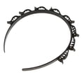 thumbnail image 3 of Diadema de Doble Capa para Cabello Sunnimix Decor Uchacha Negro, 3 of 6