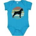 thumbnail image 3 of Inktastic Boxer Dog Vintage Silhouette Boys or Girls Baby Bodysuit, 3 of 5