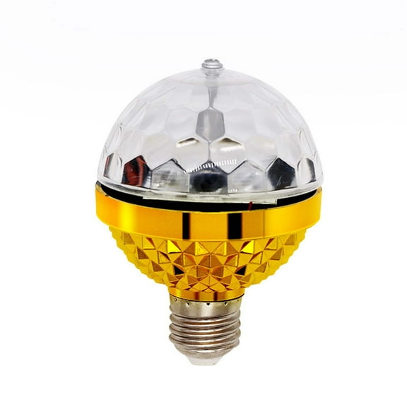 WLAGOOD DJ Disco Stage Party Lights,LED Stage Lights Crystal Colorful Rotating Ball Light Bar Home Use Rotating 6 Color Bungee Flashing Lights