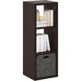 thumbnail image 1 of Cubicle Book Shelf  Vertical Thick Frame Bookshelf  Horizontally & Vertically Reversible Bookcase with Open Back  x x for Living Room  Bedroom  Home Office, 1 of 6
