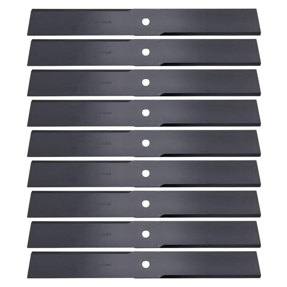 (9-Pack) Flat/Sand Blade For Most 60-Inch Lawn Mowers (20-1/2" Long w/ 5/8" C.H.)