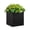 Black-17LX17WX20H, variant on Wallowa Metallic Cube Planter 17Lx17Wx20H inches, Large Outdoor Square Planter 24lbs Black