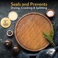 thumbnail image 5 of Cutting Board Oil, Wax, Conditioner, Food-Grade Mineral Oil Alternative, Refined Coconut Oil (MCT), Beeswax, Carnauba Wax, Butcher Blocks, Charcuterie Boards, Bamboo, Teak, Walnut, Utensils 5oz, 5 of 5