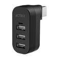 thumbnail image 1 of HUB USB Acteck AC-937078 3 en 1 Negro, 1 of 4