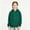 Green, variant on Girls Classic Long Sleeve Zip Up Hoodie, Kids Lightweight Hooded Jacket, Size 4-18
