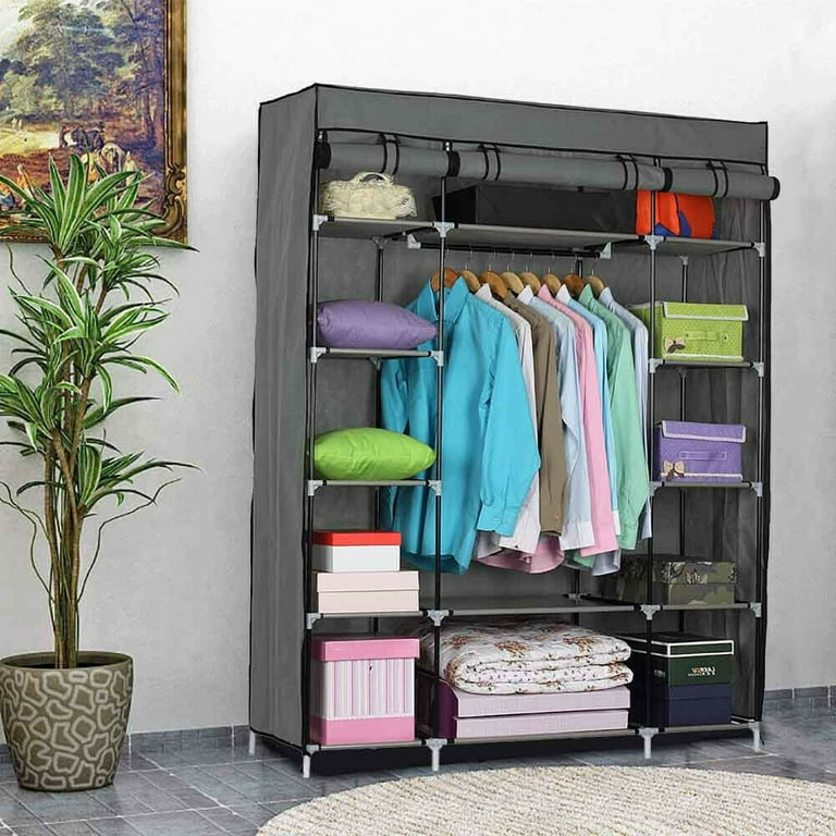 GIMTRR Closet Organizer, 16-Cube Storage with Doors, Closet Organizers and  Storage Shelves, Clothes Organizer Storage Shelf, Portable Closet Storage