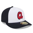 thumbnail image 3 of Men's New Era  White Atlanta Braves 2025 Batting Practice Low Profile 59FIFTY Fitted Hat, 3 of 6