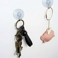 thumbnail image 4 of Load Capacity 4kg Eusable Heavy Transparent Duty Vacuum Suction Cup Hooks For Shower Non P8c8, 4 of 7
