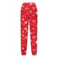 thumbnail image 4 of Tdoqot Girls Graphic Sweatpants with Pockets- Elastic Waist Cute Drawstring Casual Kids Joggers Multicolor Size 6, 4 of 5