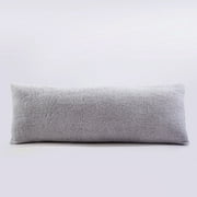 Reafort Ultra Soft Sherpa Body Pillow Cover/Case with Zipper Closure 21"x54"