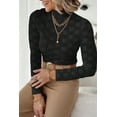 thumbnail image 2 of Sophisticated and Chic Women's Fall Top - Floral Lace Details, 2 of 7