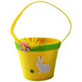 thumbnail image 3 of TIMIFIS Easter Basket Holiday Rabbit Bunny Printed Canvas Gift Carry Candy Bag, 3 of 7