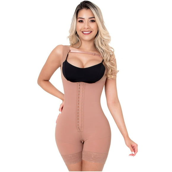 FAJA COLOMBIANA SONRYSE 211 TIPO REDUCTORA PARA MUJERCOLOR Tabaco TALLA T CH COLOMBIANS SON-211BF