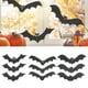 thumbnail image 1 of Decoración de Murciélagos Colgantes, Calcomanías de Murciélagos de Plástico de Papel Agregando Ambiente de Halloween Murciélagos Colgantes de Guirnaldas Negras 9 PCS, 1 of 7