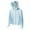 Sky Blue (New), variant on Dagegui Fishing Shirts for Men UPF 50 Hooded Sun Shirts Full Zip Rash Guard Long Sleeve Hoodies Cooling Summer Lightweight Hiking Jacket Black M