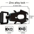 thumbnail image 3 of CNKOO Nylon 21 Inches Short Dog Leash With Soft Comfortable Padded Handle And Strong Heavy Duty Clip But Easy To Attach And Removal For Training Walks Outdoor Suitable For Medium Large Do, 3 of 6