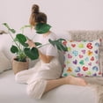 thumbnail image 3 of Valentine Pillow Covers 18x18 Inch Set of 2, Colorful Love Heart Throw Pillows Farmhouse Anniversary Wedding Valentines Day Decorative Linen Cushion Cover for Home Sofa Couch Outdoor Decor, 3 of 6