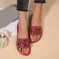 thumbnail image 6 of Censtreet Slides Sandals for Women Basic Slip On Flat Sandals Open Toe Comfort Beach Sandals Slippers for Casual Dressy Summer, 6 of 9