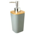 thumbnail image 5 of KRALIX Bathroom Set 4 Pieces Gray Plastic/Bamboo Bathroom Accessories, 5 of 6