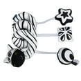 thumbnail image 1 of Juguete de Peluche en Espiral con Forma de Animal de Dibujos Animados para bebé 2 Tipos Asiento de Coche Blanco y Negro para Recién Nacido Juguete con Sonajeros Colgantes para ANGGREK  Otros, 1 of 8