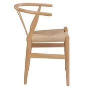 Nicer Furniture Wishbone Wood Chair Natural - Set of 2