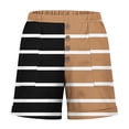 thumbnail image 5 of Fesfesfes Kids' Elastic Waist Sports Shorts with Side Pockets Non-Printed Summer Casual Shorts for Boys Girls Outdoor Activities(Khaki#2,5-6 Years), 5 of 6