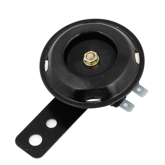 Unique Bargains Replacing DC 60V 105dB Metal Electric Siren Loud Horn Trumpet Black for Scooter