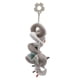 thumbnail image 3 of Juguetes de peluche en espiral para bebé, cochecito colgante interactivo educativo sin BPA, juguete para asiento de coche, elefante y pajarito, color gris, 3 of 9