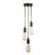 thumbnail image 1 of Lámpara Colgante De Estilo Retro Con Cable De 1M/39,3 Pulgadas 220V E27 Candelabro De Hierro Altura Ajustable Luz Colgante Para Sala De Estar Restaurante Estudio Cateissary HA017978-00, 1 of 6