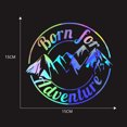 thumbnail image 4 of Mountain Decal, Car Vinyl Sticker Reflective Mountain Stickers Bumper Door Window Trunk Decor, 4 of 7