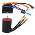 thumbnail image 2 of 80A Brushless ESC Set, Waterproof Dustproof Electric Speed Controller Professional Reliable Efficient Oversized Bearing  for 1/10 RC Car, 2 of 8