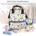 thumbnail image 5 of Kdxio Baby Diaper Backpack,Multi-Function Travel Backpack Nappy Bags,Nursing Bag, Fashion Mummy,Roomy Waterproof for Baby Care(Labrador Retriever Dog), 5 of 6