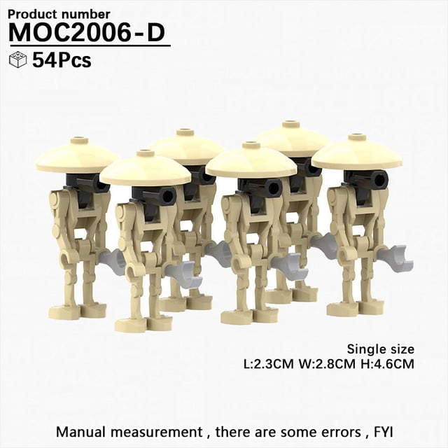 MOOXI Most Complete Space Wars Droid Spider Bot Sentry Adult Building Block Set MOC Brick Model Kit DIY Diorama Toy For Boy Gift,MOC2006-D