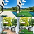 thumbnail image 6 of Artificial Turf 7x15FT Turf Grass with Drainage Holes Realistic Synthetic Fake Grass Lawn Indoor Outdoor Landscape for Garden, Backyard, Patio, Grass Rug for Dog Pets Mat Custom Size, 6 of 7