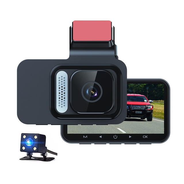 Dash Cam Front and Rear 3Inch Highdefinition Lens 1080P Front and Rear Recording Dash Cam Reverse Camera Mobile Phone Dash Camera for Cars