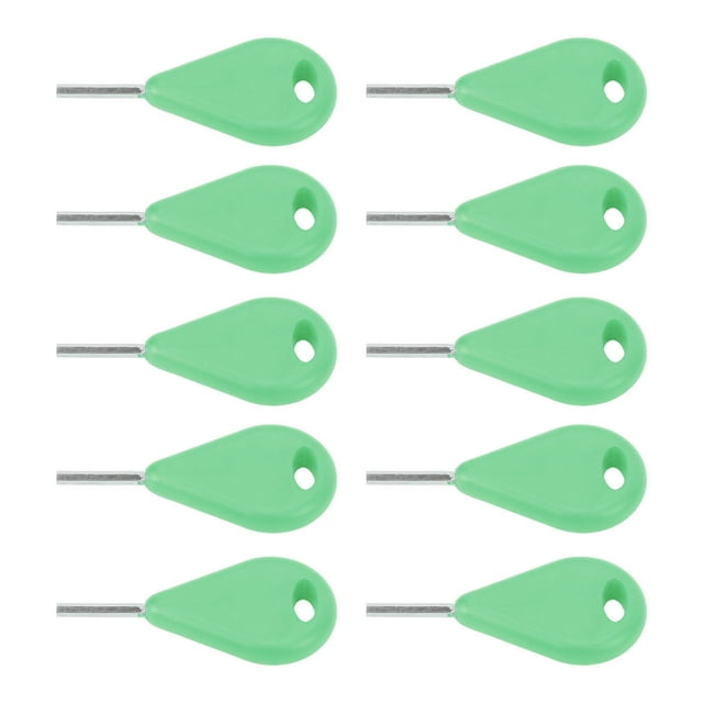 Reemplazo De Llave De Aleta De Tabla De Surf, 10 Piezas, Diseño De Orificio Pequeño, aleación De Aluminio Ligera Y Plástico Para Tapones Dorsales FCS, Compacto Portátil