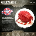thumbnail image 3 of USA-K9 Grenade Durable Rubber Chew Toy, Treat Dispenser, Reward Toy, Tug Toy, and Retrieving Toy, 3 of 6