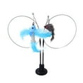 thumbnail image 1 of AMERTEER Double Head Automatic Funny Cat Stick Cat Teaser Simulation Mouse Interactive Toy  Funny Feather Mouse with Bell for Kitten, 1 of 7