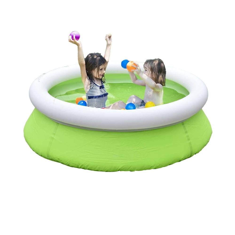 OUNONA 2pcs PVC Inflatable Pool Inflatable Swimming Pool Plaything 
