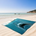 thumbnail image 4 of Waterproof Quick Drying Picnic Mat with Sand Pockets Hawaii Beach Pattern Sandproof Beach Mat Outdoor Supplies, 4 of 7