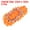 Orange, variant on Uxcell Washable Multifunction Chenille Duster Mop Slippers Cleaning Shoes Cover Brown 6 Pack