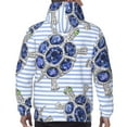thumbnail image 6 of Bingfone Turtle With Blue Stones Men'S Drawstring Hoodie Long Sleeve Pocket Sweatshirts-Xx-Large, 6 of 9