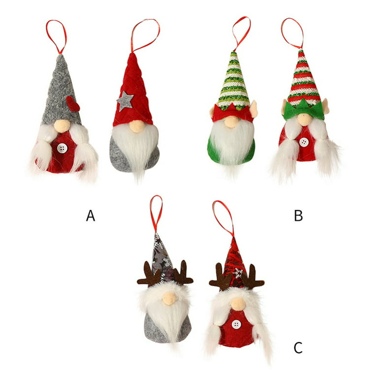 Christmas Decorations Sale Clearance Xmas Rudolph Pendant Xmas Goblin Dwarf  Faceless Doll Decoration Gnome Ornaments Party Decor Gifts For Kids Adult2