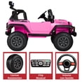 thumbnail image 4 of Camioneta montable eléctrica JOYKOO para Niños 12v Rosa, 4 of 8